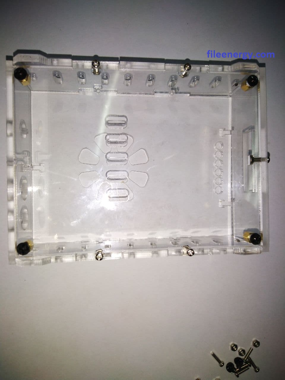 Прозрачный корпус для усилителя мощности звука на микросхеме TDA7498e