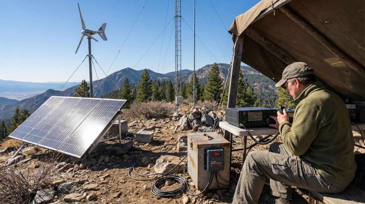 Как солнечные панели, ветрогенераторы и гибридные системы обеспечивают автономную работу полевых радиостанций в любых условиях