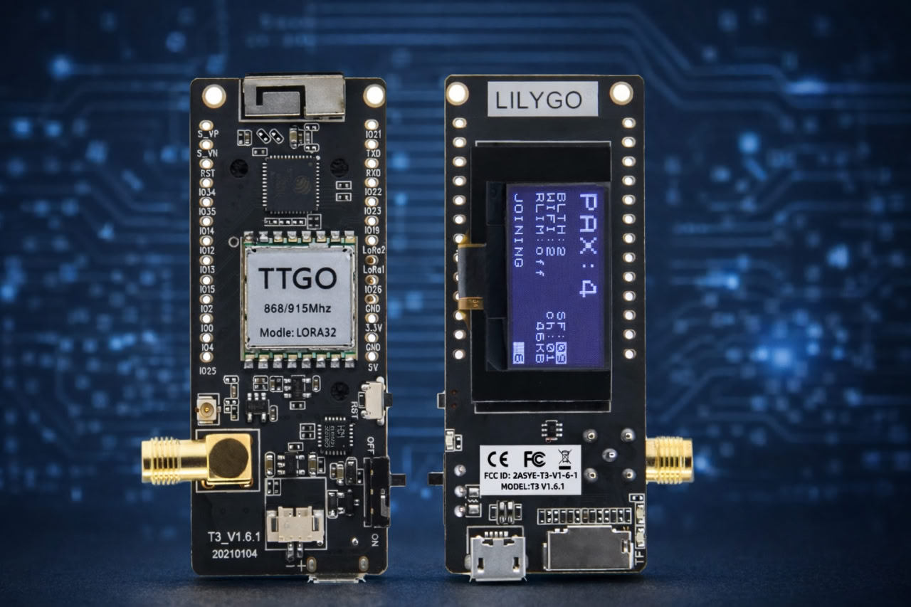 LILYGO LoRa32 T3 версии 1.6.1 как универсальная платформа для LoRa-сетей, Meshtastic и полевых проектов без интернета