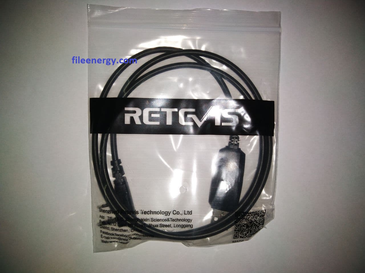 Кабель USB для прошивки и программирования рации Retevis