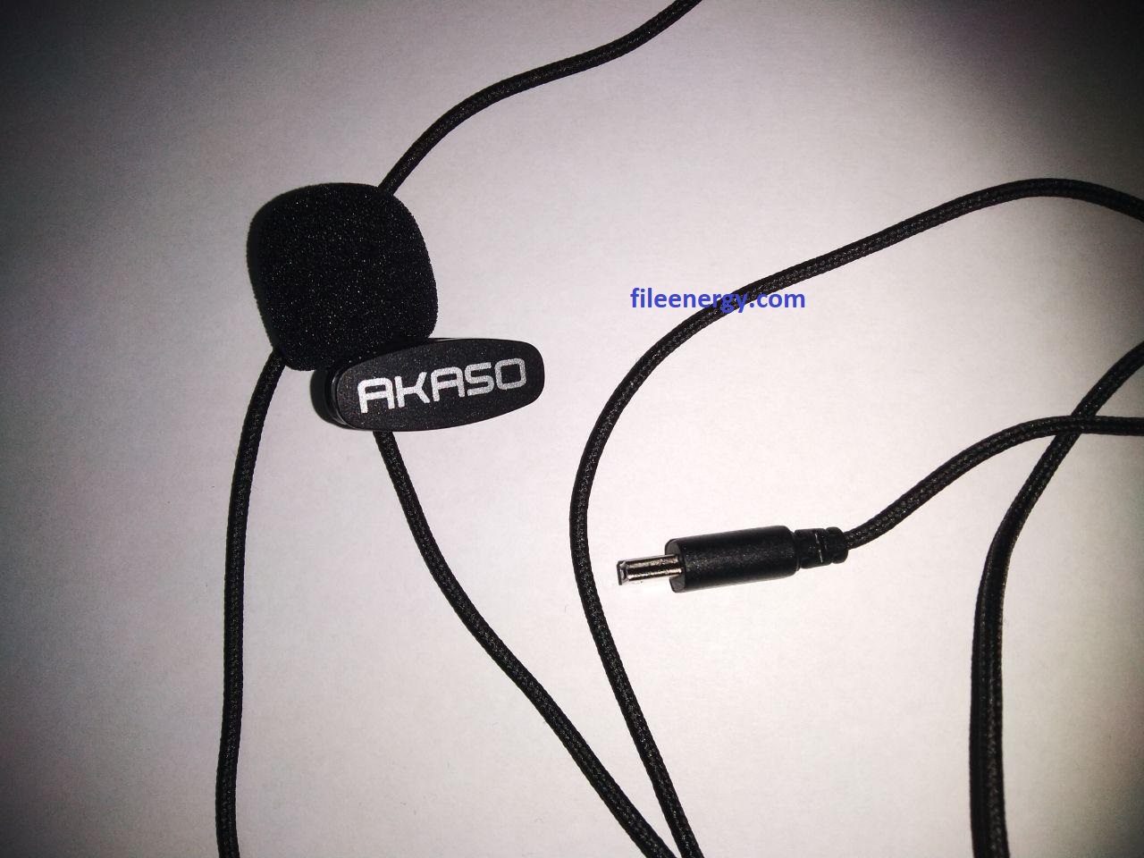Внешний микрофон петличка для экшн-камеры AKASO V50 Pro / V50 Pro SE
