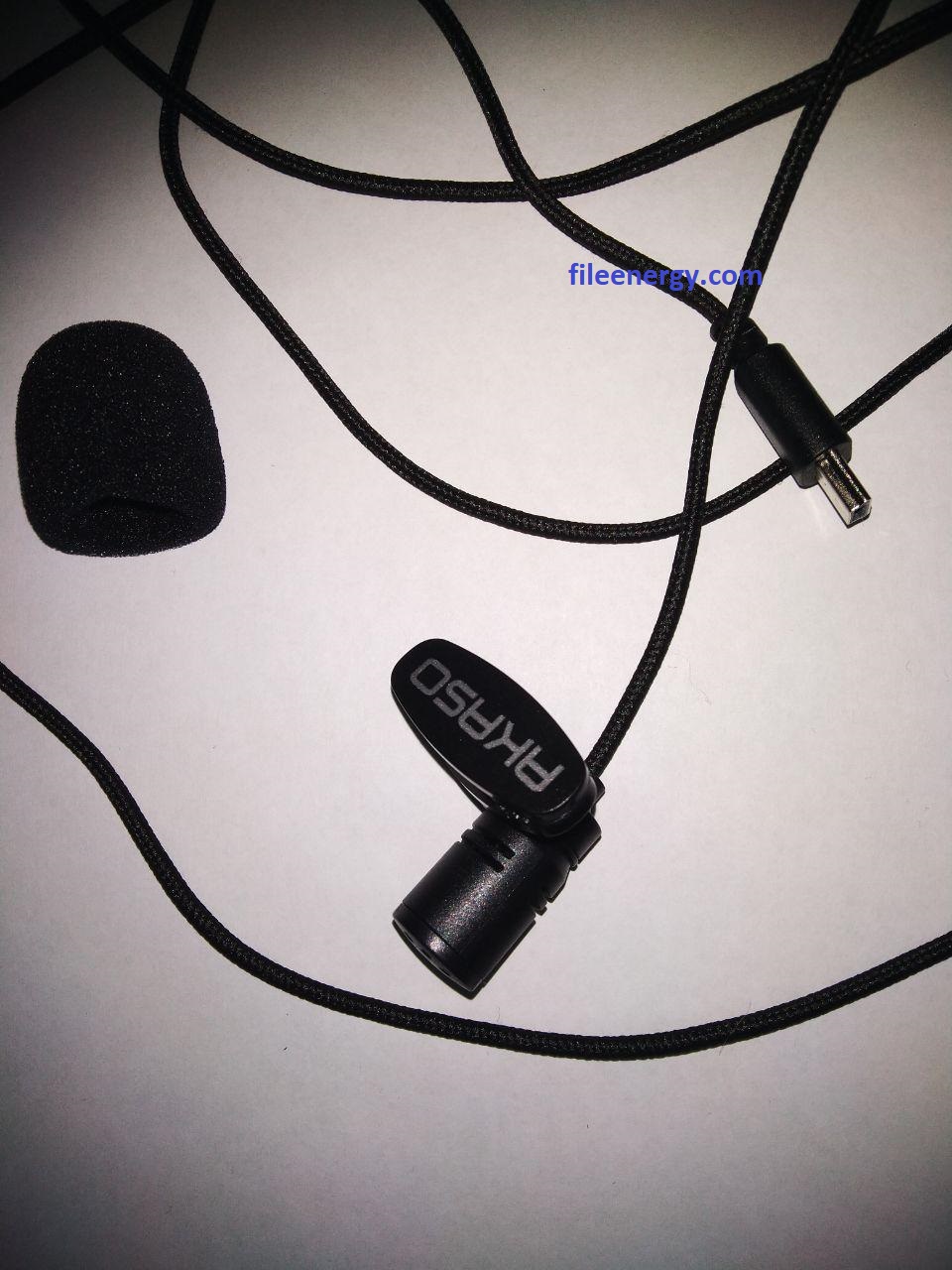 Внешний микрофон петличка для экшн-камеры AKASO V50 Pro / V50 Pro SE